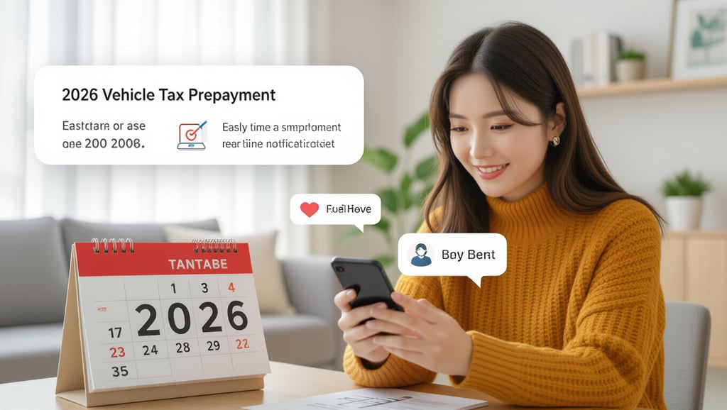 🗓️ 2026년 자동차세 연납 신청 기간 및 방법