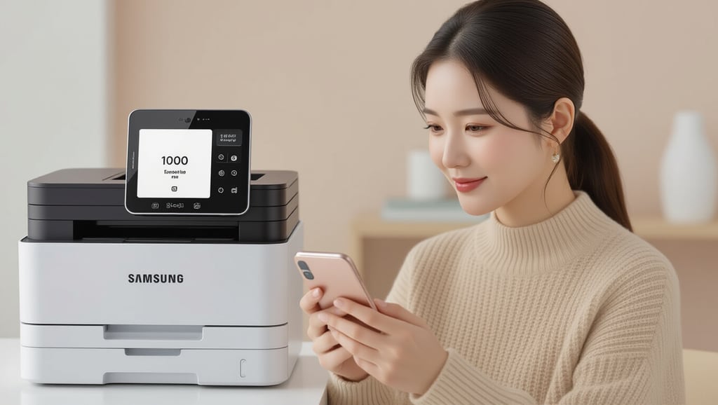 🌐 SL-C513W 무선(Wi-Fi) 및 NFC 연결 설정 방법