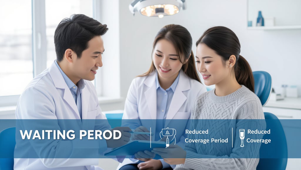 📋 임플란트 치아보험, 면책/감액 기간 필수 확인!