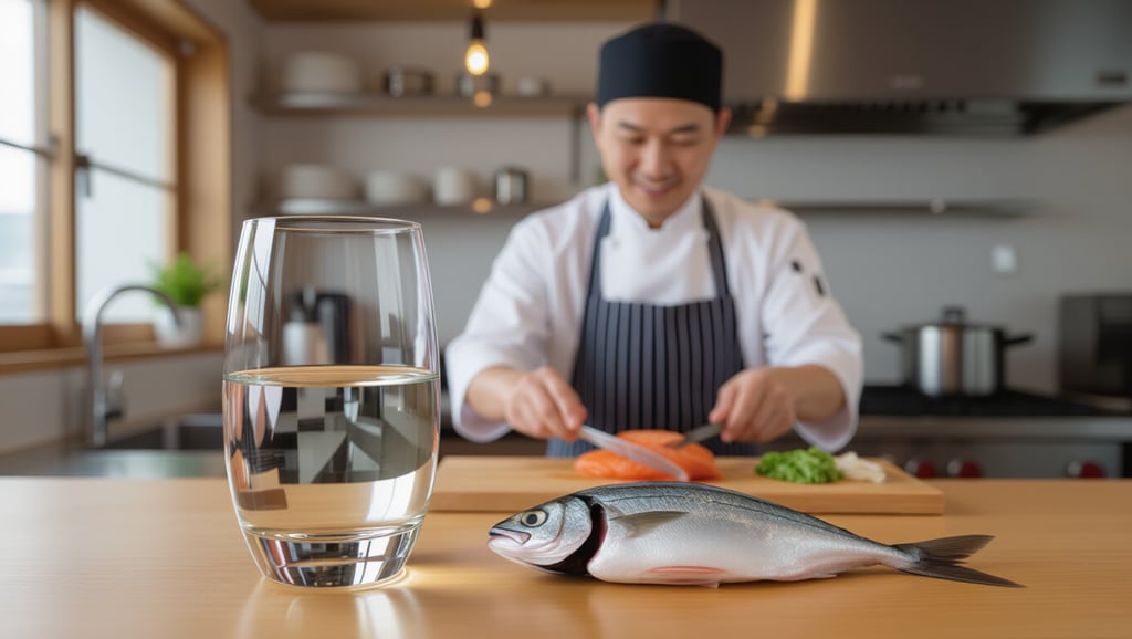🐟 청주의 역할: 잡내 제거와 맛의 변화 최소화
