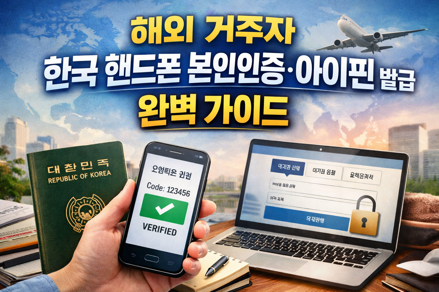 해외 거주자 한국 핸드폰 본인인증·아이핀 발급 7단계 완벽 가이드