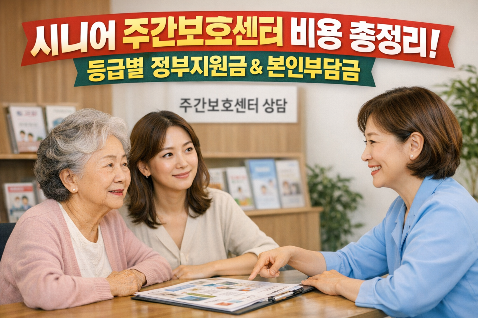 2026 시니어 주간보호센터 비용 총정리! 등급별 정부지원금·본인부담금 한눈에 보기