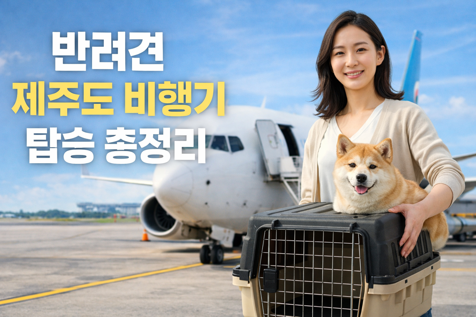 반려견 동반 제주도 비행기 탑승권 예매 및 켄넬 규정 총정리! 항공사별 차이 7가지