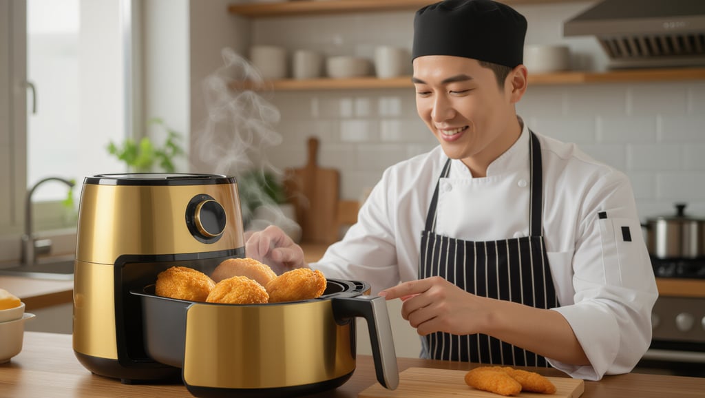 🌡️ 실패 없는 에어프라이어 황금 온도 설정