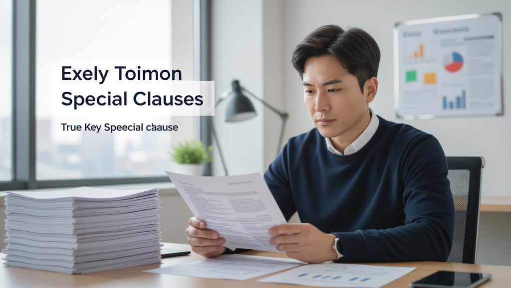 📋 놓치면 안 되는 필수 핵심 특약 4가지