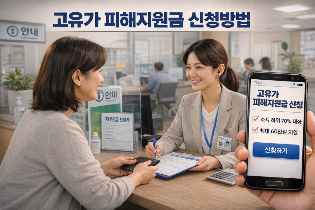 고유가 피해지원금 신청 안내