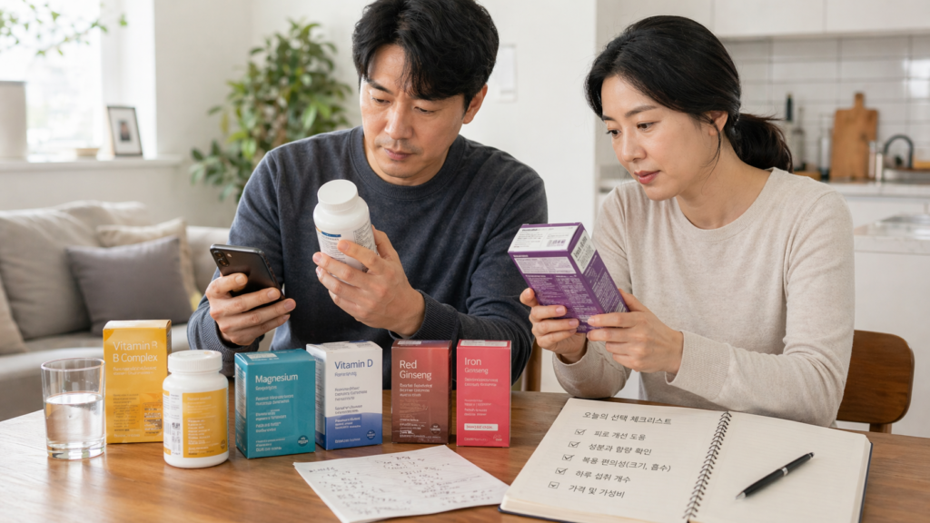 잠은 잤는데 피곤할 때 영양제 조합, 원인별로 이렇게 나누면 덜 헷갈립니다 4 ChatGPT Image 2026년 4월 24일 오전 08 12 16