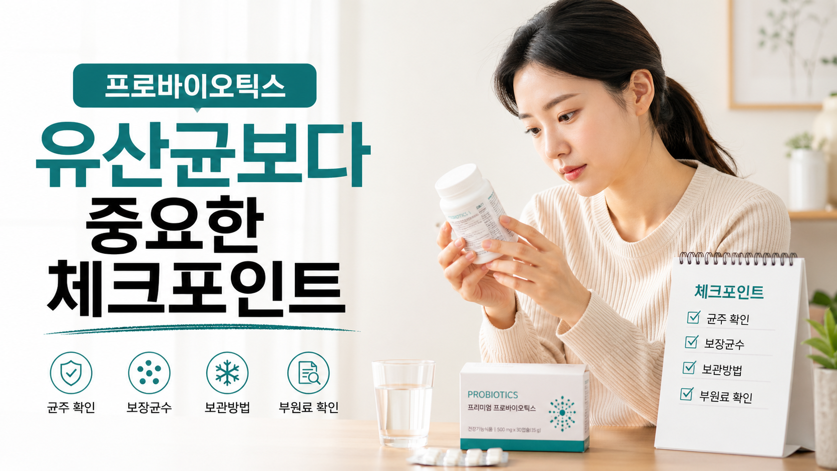 프로바이오틱스, 유산균보다 중요한 체크포인트 7가지