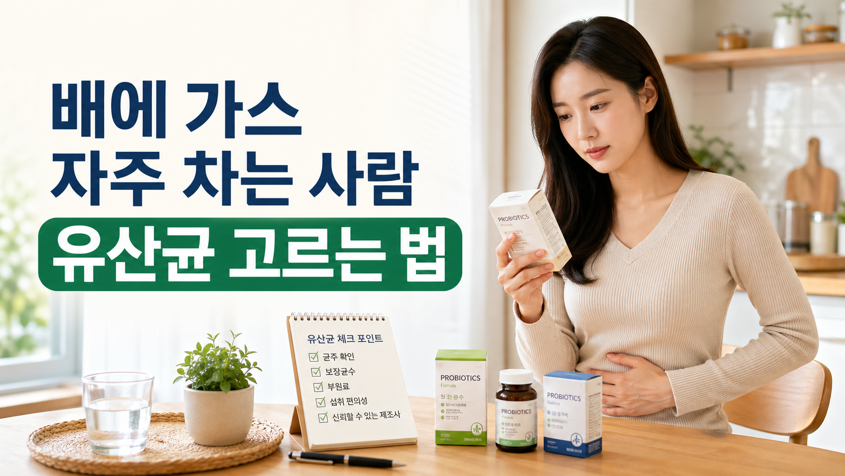배에 가스 자주 차는 사람, 유산균 고르는 법 7가지