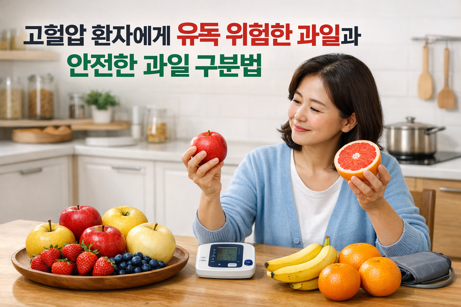 고혈압 환자에게 유독 위험한 과일 4가지와 안전한 과일 구분법 5가지