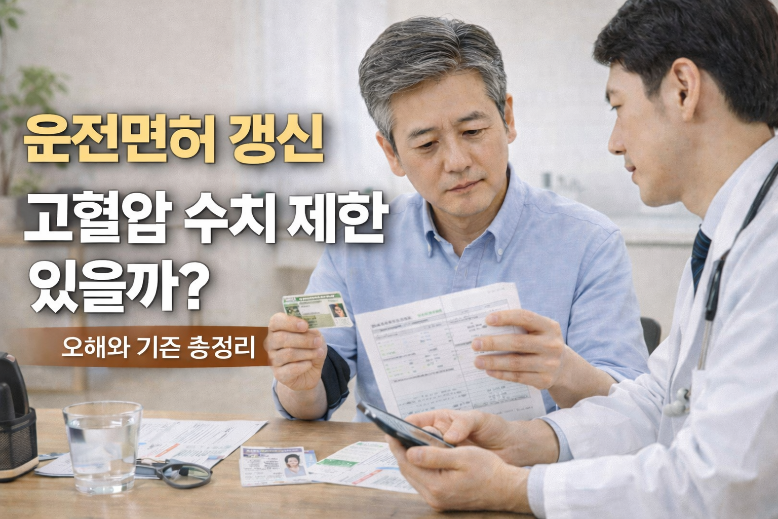 운전면허 갱신 시 고혈압 수치 제한 기준, 정말 있을까? 꼭 알아야 할 5가지