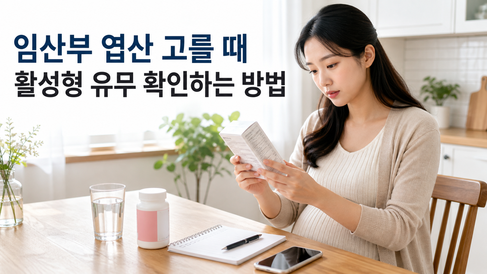 임산부 엽산 고를 때 활성형 유무 확인하는 방법 썸네일